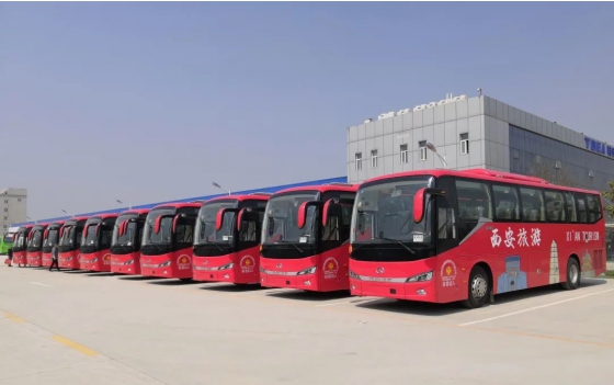 23 وحدة من حافلات King Long تخدم في ماراثون Xi'an الدولي 2021