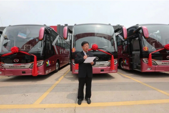 تم تسليم حافلات King Long Longwin II بكميات كبيرة من أجل صناعة السياحة في Jiangxi