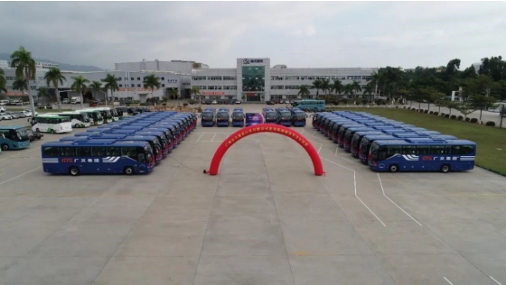 30 وحدة XMQ6112 تسليمها إلى وكالة سفر النقل في قوانغتشو