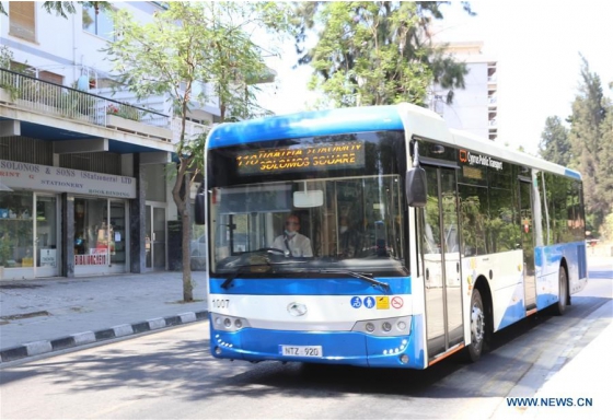 155 وحدة حافلات King Long تبدأ خدمة النقل العام في قبرص