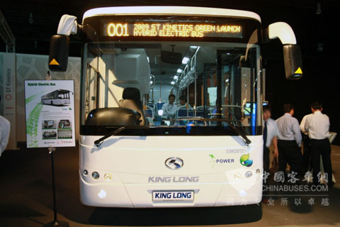 بدأت Kinglong Hybrid Bus للبيع في سنغافورة